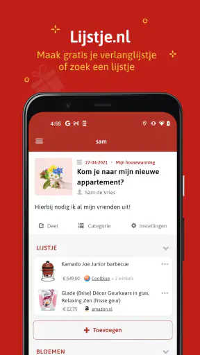 Lijstje.nl screenshot