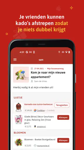 Lijstje.nl screenshot
