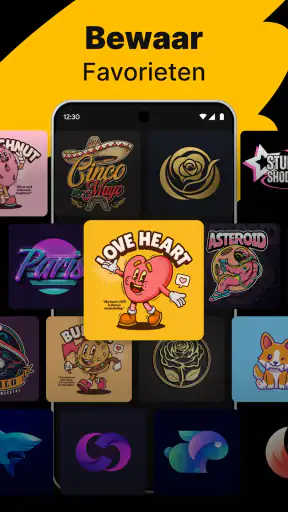 Logo Maker - AI Kunstontwerp screenshot
