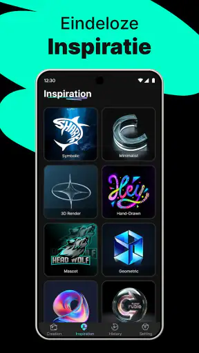 Logo Maker - AI Kunstontwerp screenshot