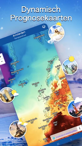 Lokale weersvoorspelling screenshot