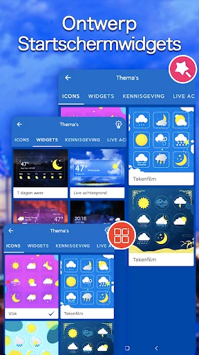 Lokale weersvoorspelling screenshot