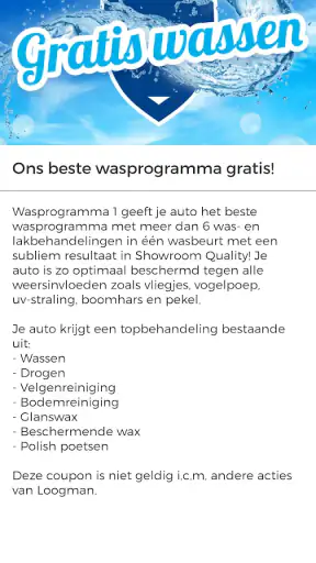 Loogman WasApp screenshot