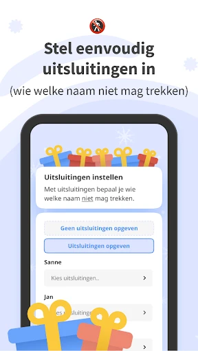 lootjestrekken.nl | drawnames screenshot