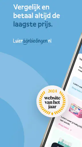 Luieraanbiedingen.nl screenshot