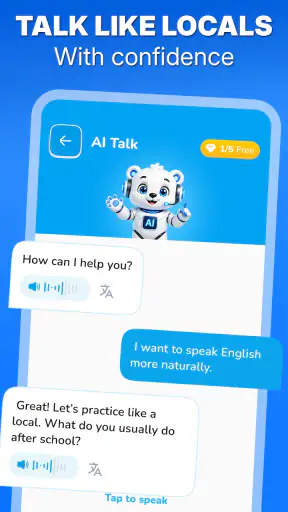 Lurnia: AI Language Tutor screenshot