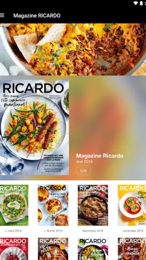 Magazine RICARDO screenshot