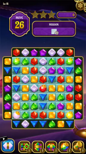 Magic Lamp - Match 3 Adventure screenshot