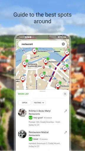 Mapy.com: Offline hiking maps screenshot