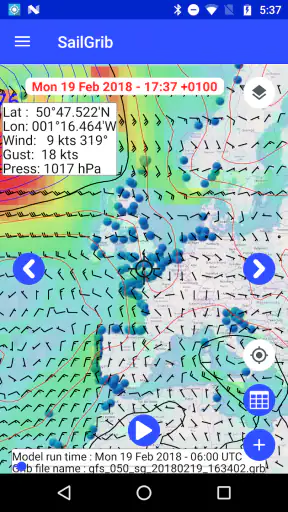 Marine Weather Pro| SailGrib screenshot
