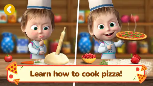 Masha en de Beer: Pizza screenshot