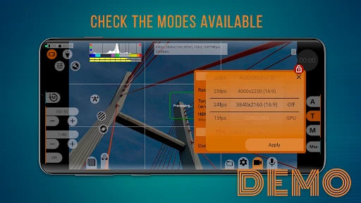 mcpro24fps demo - video camera screenshot