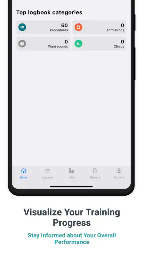 Medical and surgical logbook screenshot
