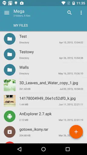 Mega Plugin for Solid Explorer screenshot