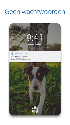 Microsoft Authenticator screenshot