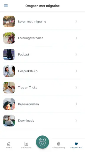 migraineAPP screenshot