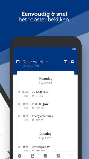 Mijn Alfa-college screenshot