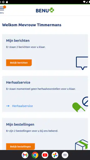 Mijn BENU screenshot