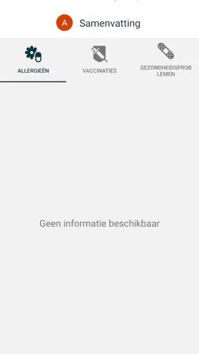 Mijn Dossier Amsterdam UMC screenshot