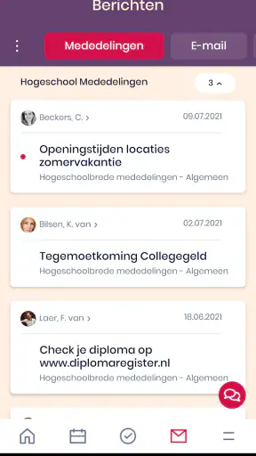 Mijn HR screenshot