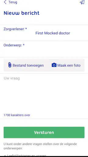 Mijn Huisarts online screenshot