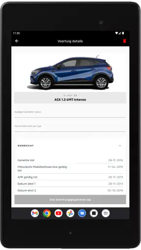 Mijn Mitsubishi screenshot