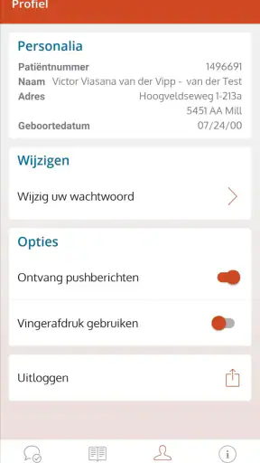 Mijn ViaSana screenshot