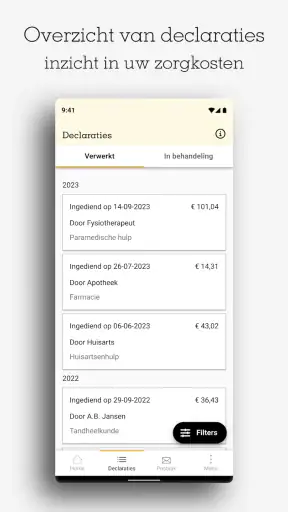 Mijn zorg van a.s.r. screenshot