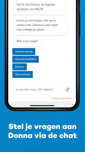 MijnDELTA screenshot
