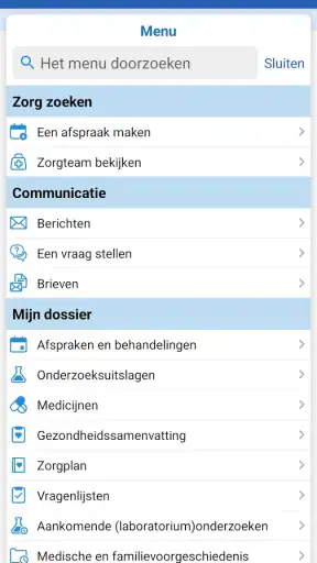 MijnETZ screenshot