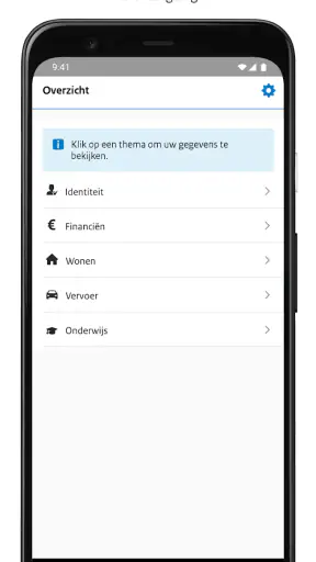 MijnGegevens screenshot