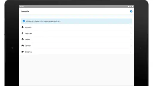 MijnGegevens screenshot