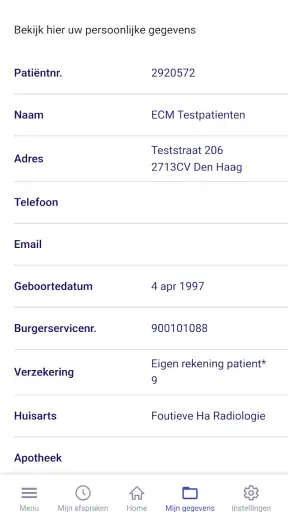 MijnHaga screenshot