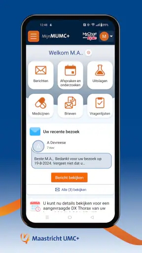 MijnMUMC+ screenshot