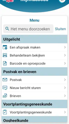 mijnRadboud screenshot