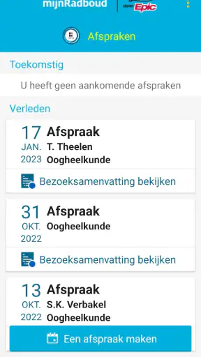 mijnRadboud screenshot
