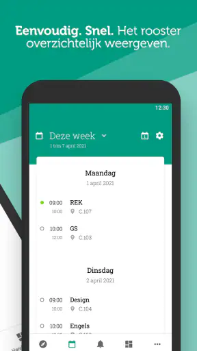 MijnSaxion Studenten App screenshot