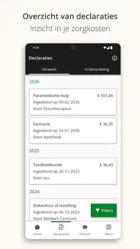 MijnSZVK screenshot