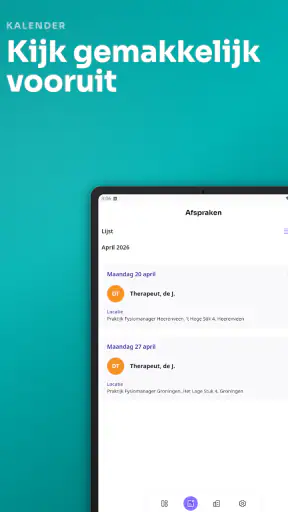 MijnZorgtoegang screenshot
