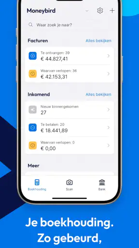 Moneybird - Online boekhouden screenshot