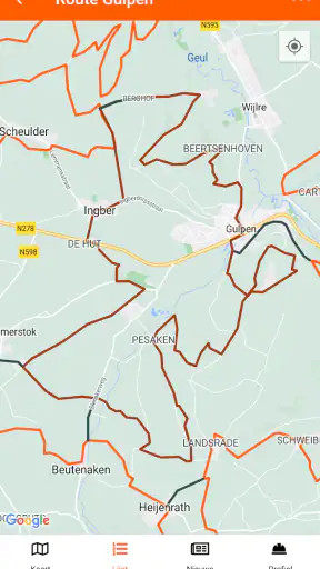 MTBroutes - Alle NL MTB routes screenshot
