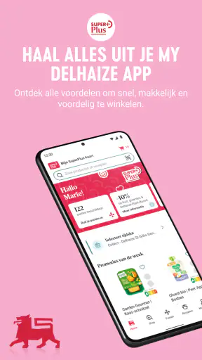 My Delhaize screenshot