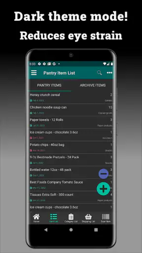My Pantry Tracker screenshot