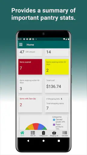 My Pantry Tracker screenshot