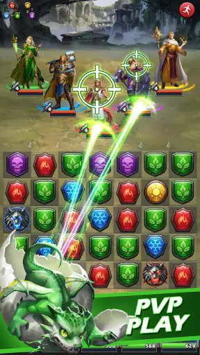 MythWars & Puzzles: RPG Match3 screenshot