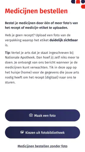Nationale Apotheek screenshot