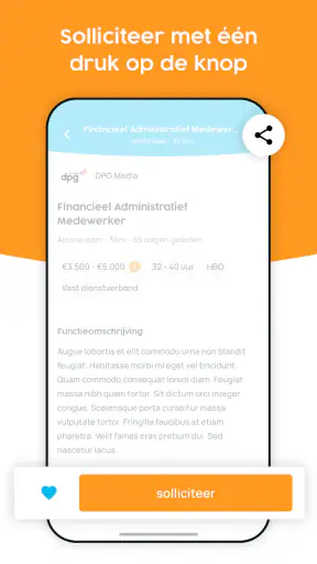 Nationale Vacaturebank screenshot