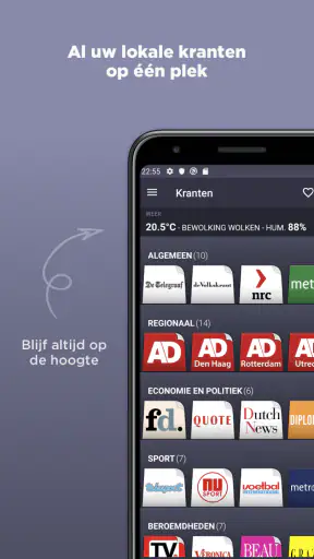 Nederlandse Kranten screenshot