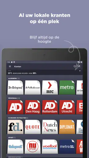 Nederlandse Kranten screenshot