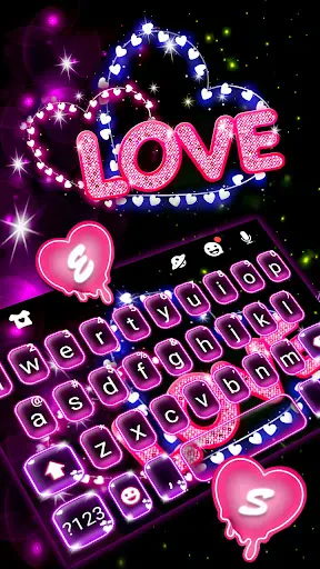 Neon Love Thema screenshot